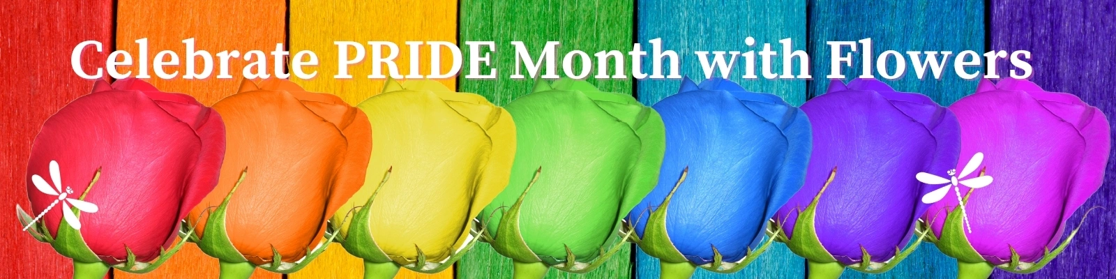 Celebrate Pride Month with a rainbow of fresh flowers!